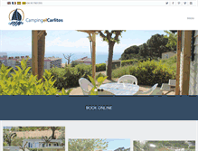 Tablet Screenshot of campingelcarlitos.com
